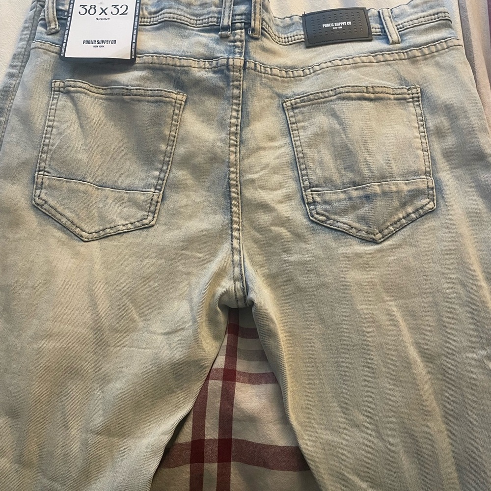 Paper Supply CO. Men’s Blue Jeans 38x32 NWT